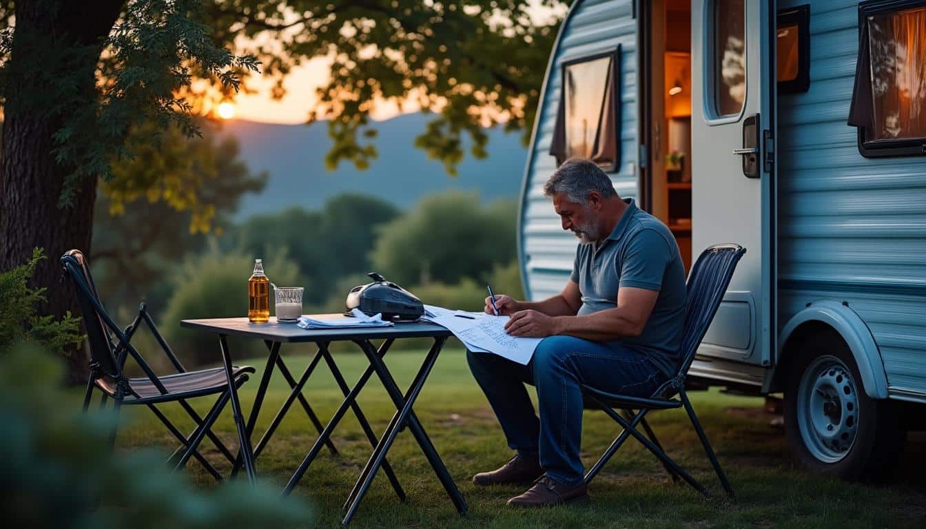 Illustration: Comprendre les bases et obligations liées à l’assurance de votre caravane