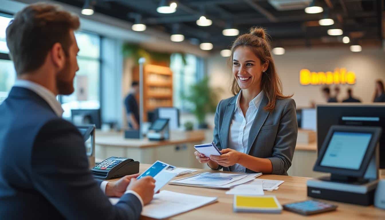 Illustration: Comprendre le fonctionnement du guichet dans une banque